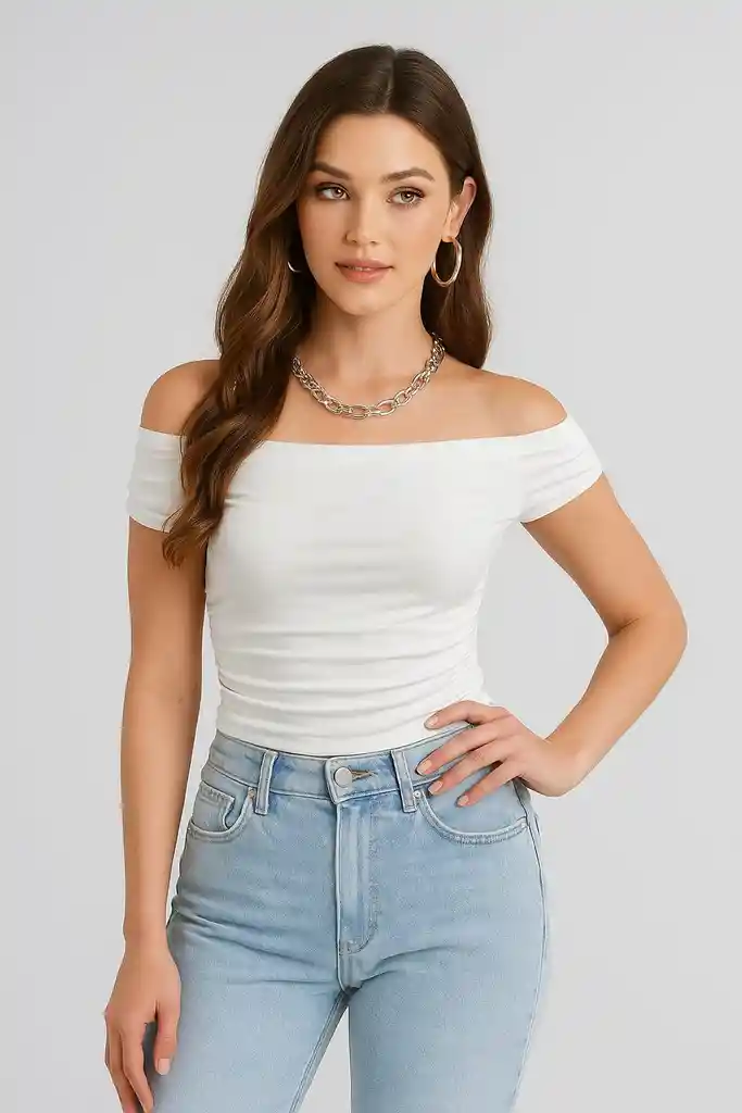 Blusa Cuello Bandeja Atemporal