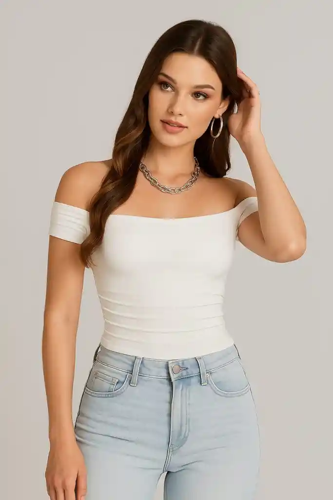 Blusa Cuello Bandeja Atemporal