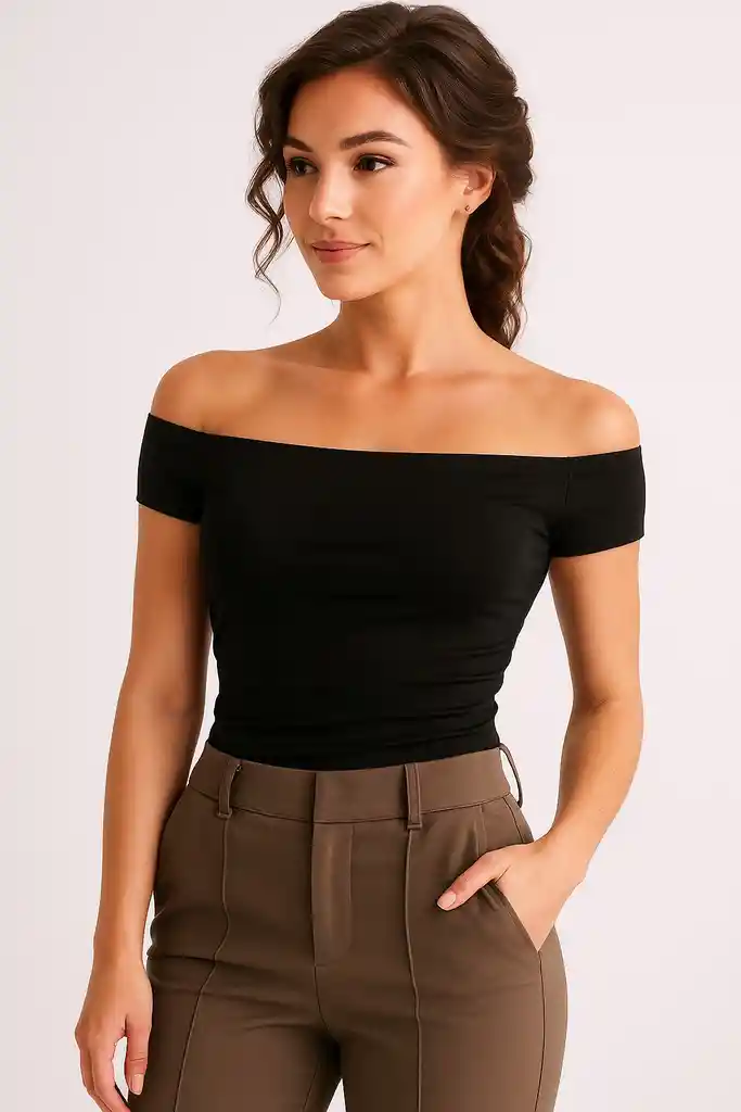 Blusa Cuello Bandeja Atemporal
