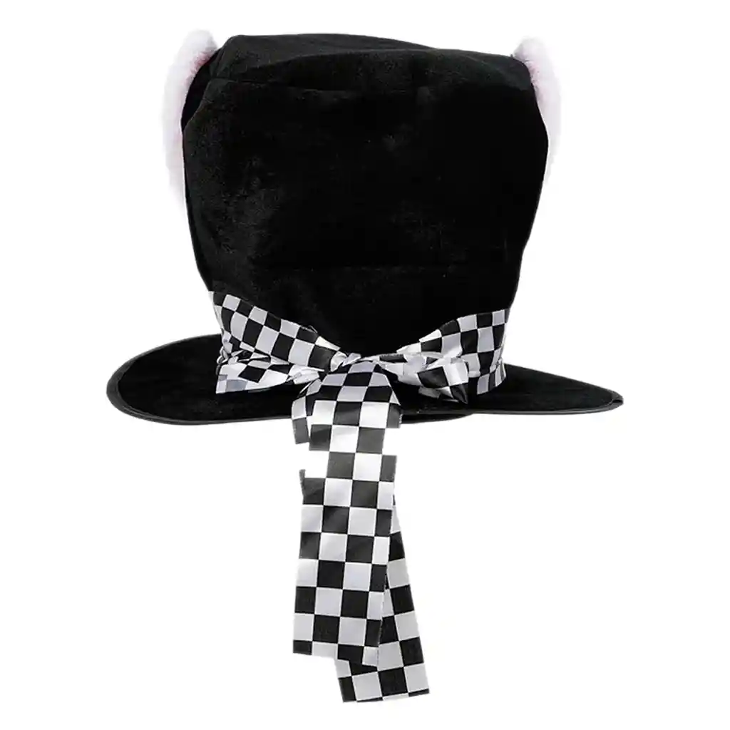 Sombrero Mago Copa Alta Orejas Largas Conejo Disfraz Liebre