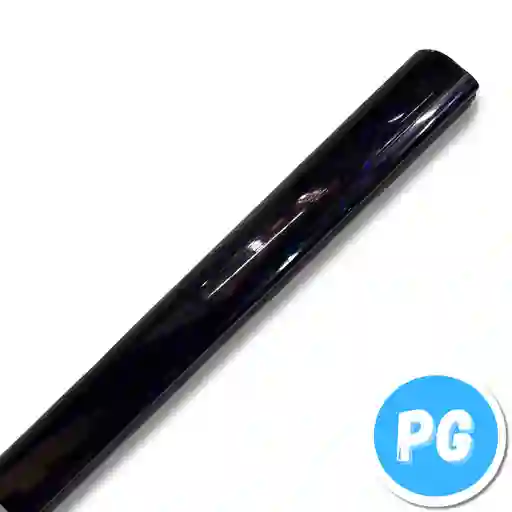 Rollo De Papel Hologramado X10 Cuartos De Pliego Negro