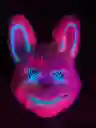Máscara Led De Oso Y Conejo