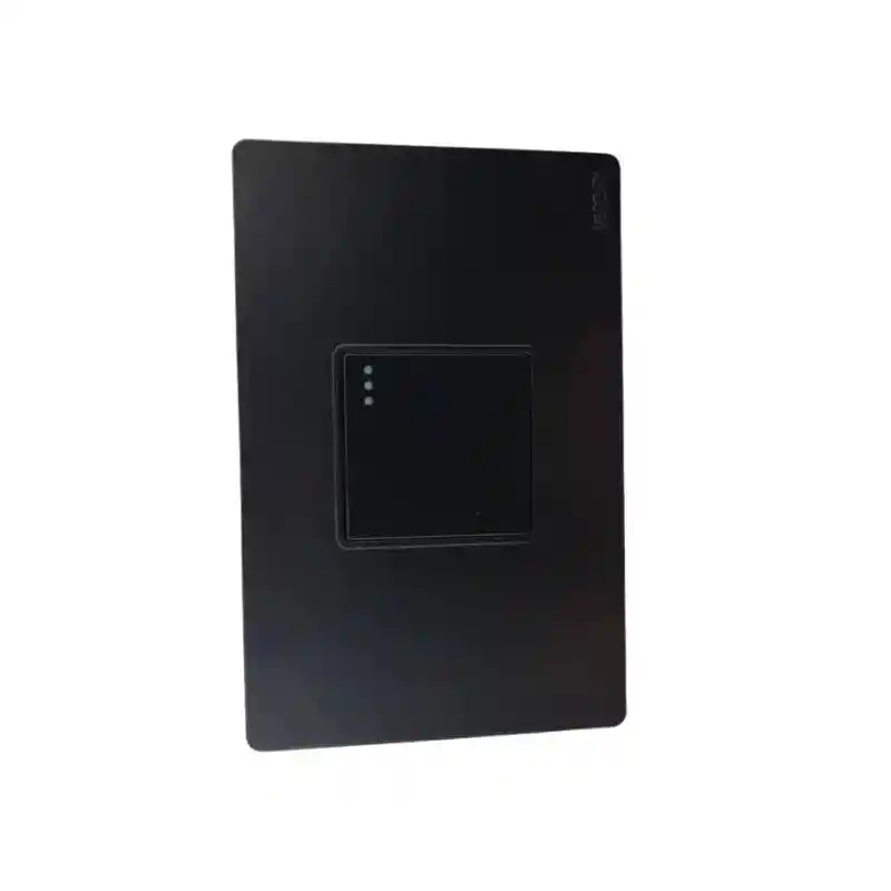 Interruptor Sencillo Negro Mercury