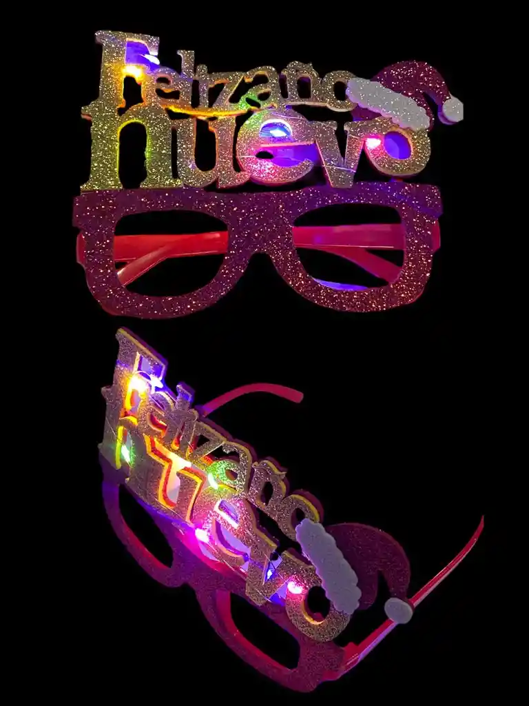 Gafas De Feliz Año Nuevo Con Luces. Colores Surtidos Ref Jb0932
