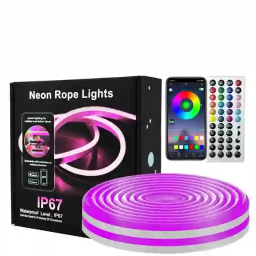 Cinta Luz Rgb Neon 10m Con App Tuya