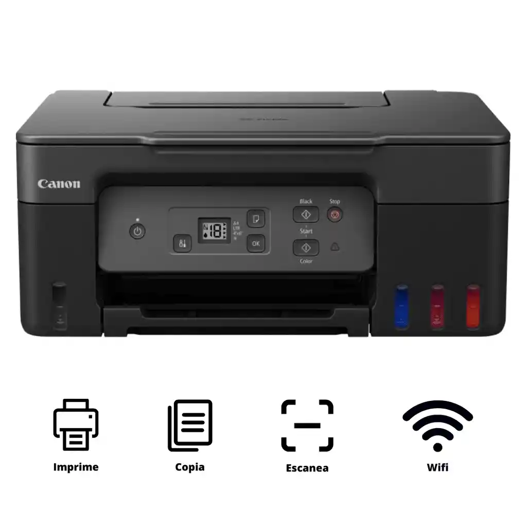 Impresora Canon G3170 Multifuncional, Wifi.