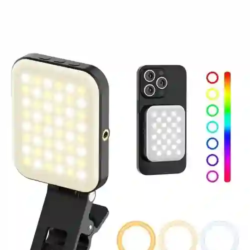 Luz Portatil W80 Multicolor Para Celular + Iman