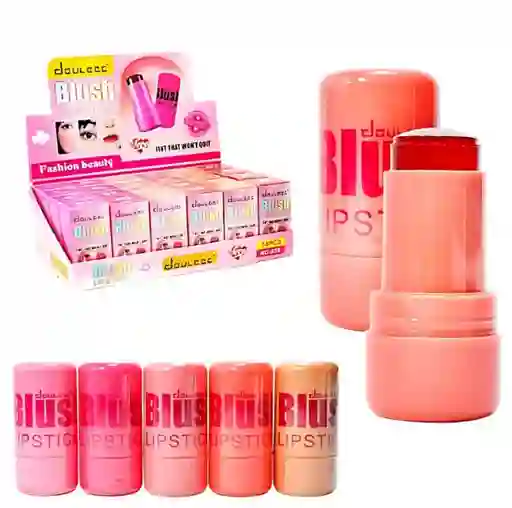 Rubor Gelatina Blush En Barra Retractil Maquillaje Para Rostro Lipstick