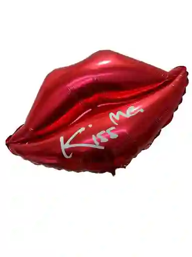 Globo Beso Kiss Me X 1 Unid Rojo