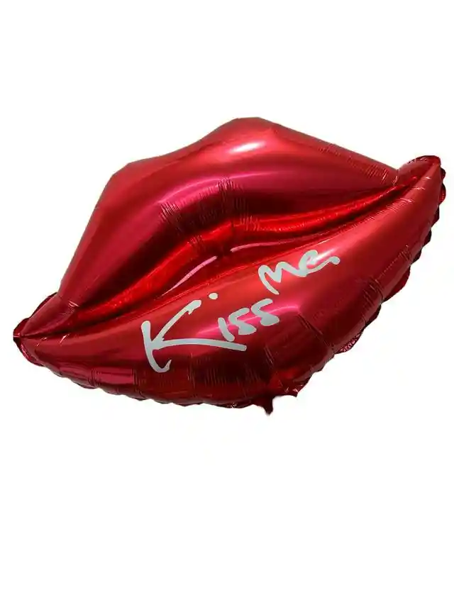 Globo Beso Kiss Me X 1 Unid Rojo