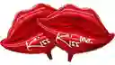 Globo Beso Kiss Me X 1 Unid Rojo