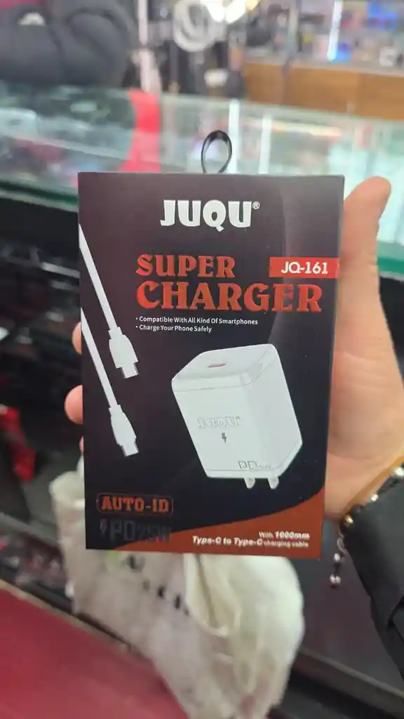 Cargador Con Cable Usb Tipo C A Tipo C Auto Id Pd Carga Rapida 25w