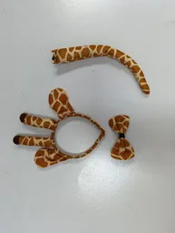 Set De Disfraz De Jirafa Diadema, Cola Y Moño