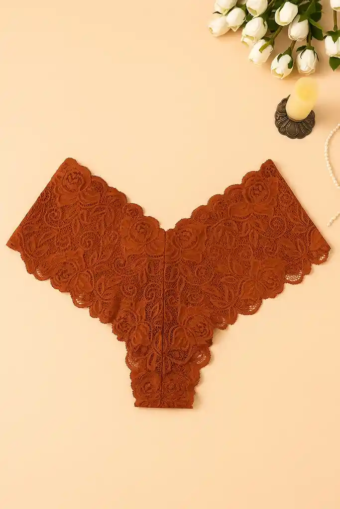 Panty Encaje Romántico – Pack X3