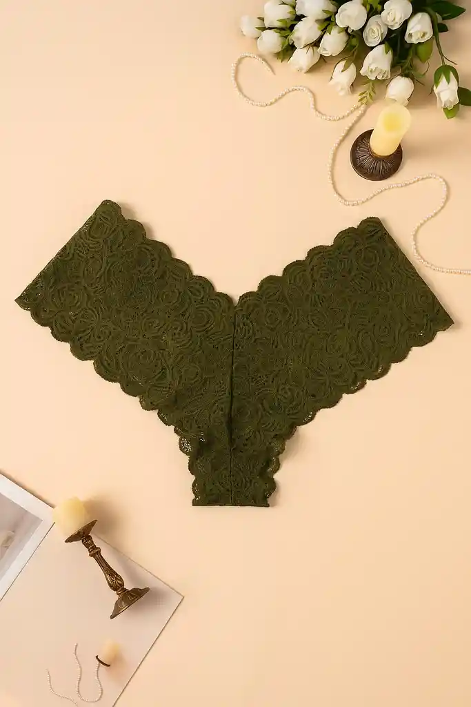 Panty Encaje Romántico – Pack X3