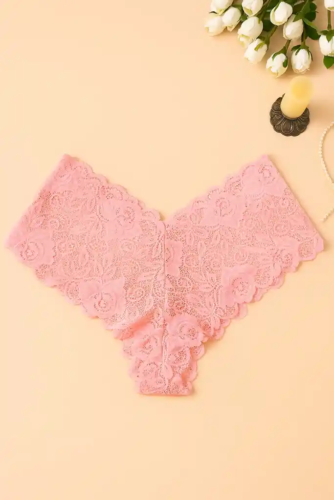 Panty Encaje Romántico – Pack X3