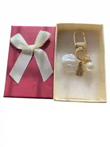 Llavero Diseño De Concha De Mar Y Perla Para Hombre O Mujer Para Llaves