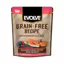 Evolve Alimento Húmedo para Gato Sabor a  Salmón y Patatas Dulces
