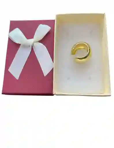 Arete Tipo Earcuff En Acero Liso Grueso Para Mujer