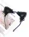 Disfraz Halloween Diadema Orejitas De Encaje “midnight Charm”