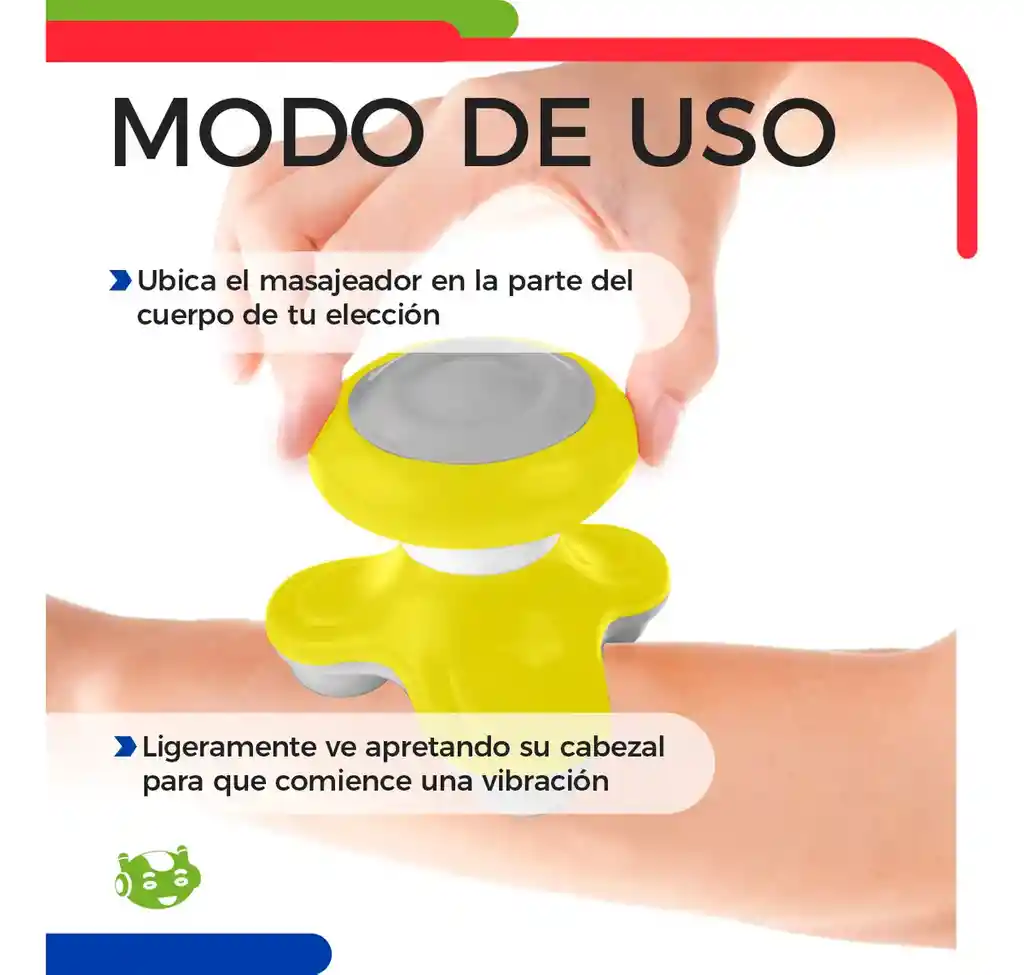 Mini Masajeador Eléctrico Portátil Slim Company Masaje Corpo