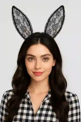 Disfraz Halloween Diadema Orejas De Encaje “bunny Dream