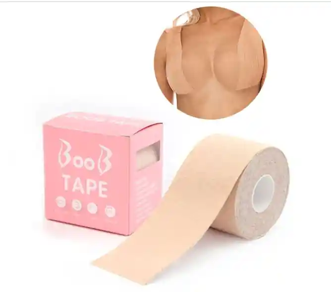 Cinta Adhesiva Levanta Senos Cubre Pezon Boob Tape 5 Metros