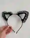 Disfraz Halloween Diadema Orejitas De Encaje