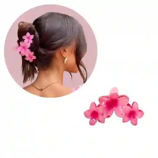 Pinza Caimán Gancho Flores Hawaianas Pelo Cabello