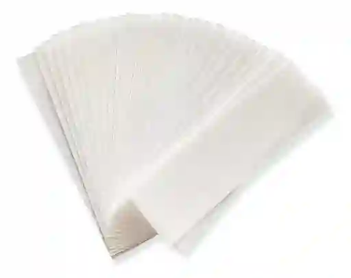 100 Tiras Bandas Depilar Cera Tibia