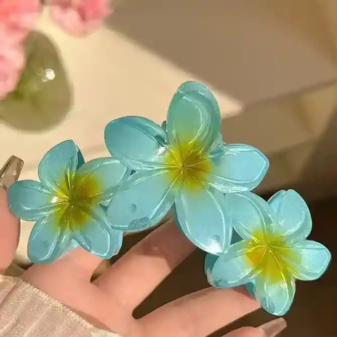 Pinza Caimán Gancho Flores Hawaianas Pelo Cabello