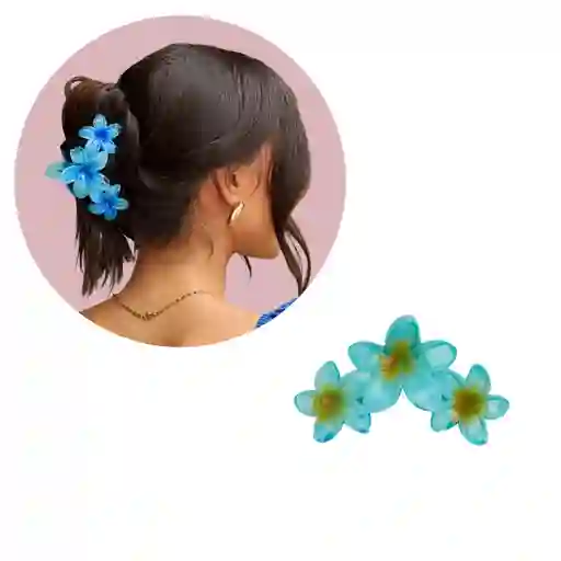 Pinza Caimán Gancho Flores Hawaianas Pelo Cabello