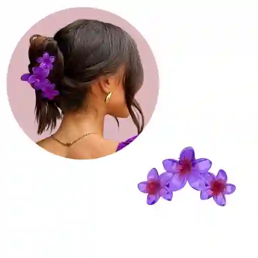 Pinza Caimán Gancho Flores Hawaianas Pelo Cabello