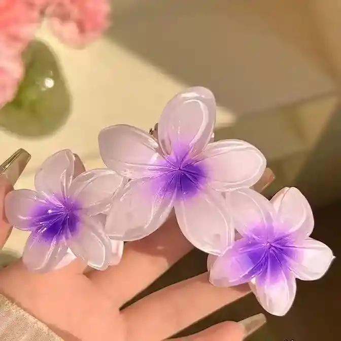 Pinza Caimán Gancho Flores Hawaianas Pelo Cabello