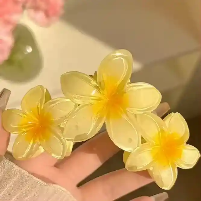 Pinza Caimán Gancho Flores Hawaianas Pelo Cabello