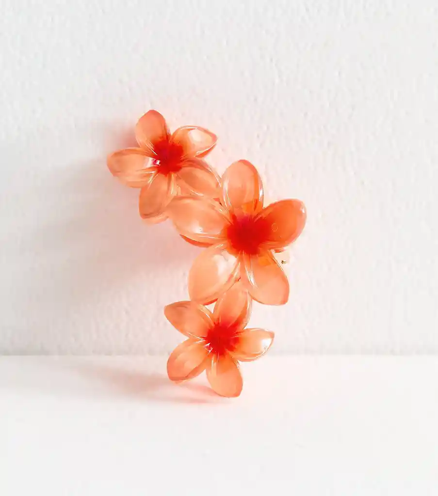 Pinza Caimán Gancho Flores Hawaianas Pelo Cabello