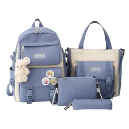 Bolso Mochila Oso X5 Piezas