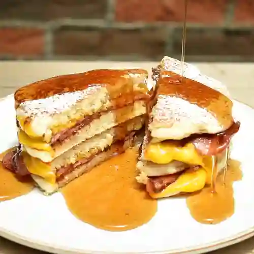 Bacon Pancake Sandwich