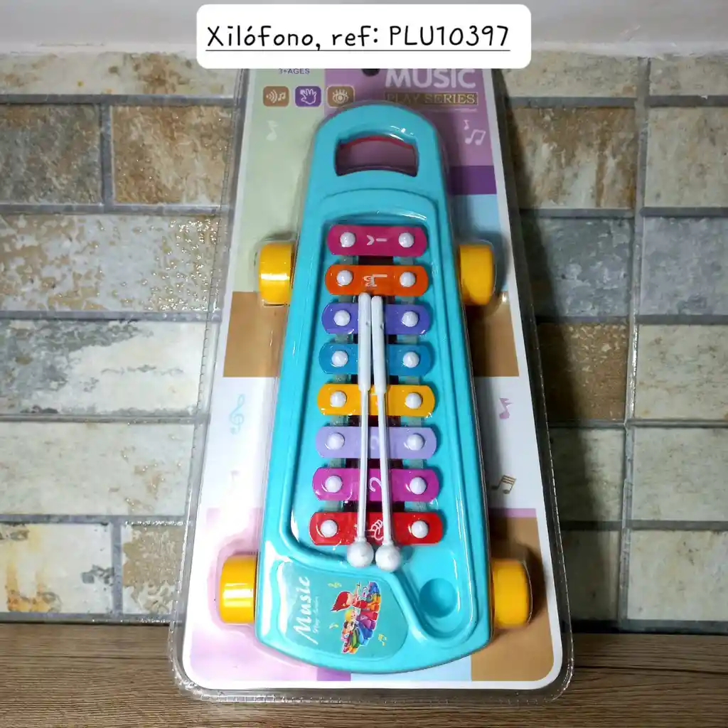 Xilofono Con Ruedas Blister