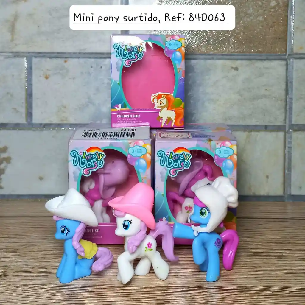 Mini Pony Surtido Sorpresa 5.5cms