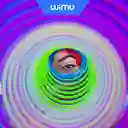 Resorte Slinky Arcoíris Multicolor Verde Diametro 8 Cms| Gusano De Plástico Resistente Para Niños | Clásico Y Divertido