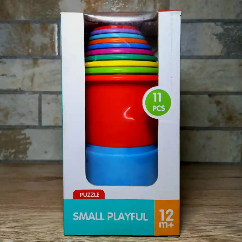 Juego Apilable Para Bebé 69cms/motricidad Fina