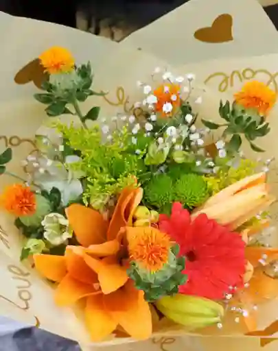 Ramo Lirios Naranja