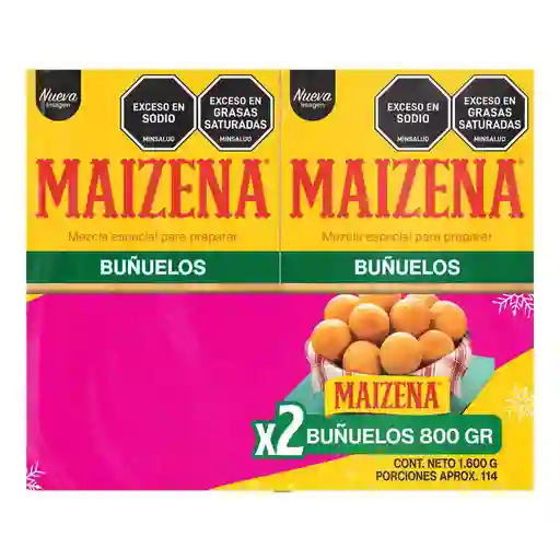 Maizena Mezcla Especial Para Preparar Buñuelos 2 Unidades / 800 G