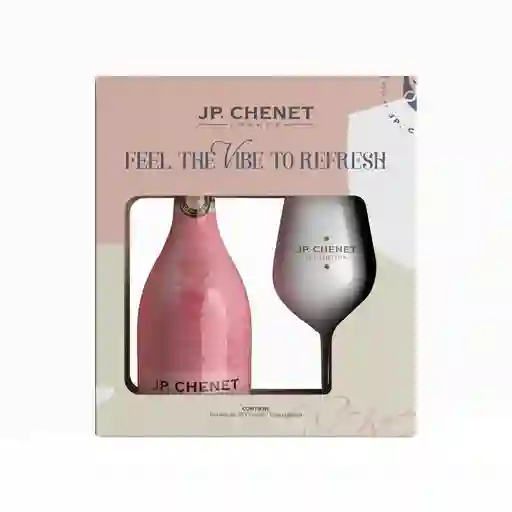 Jp Chenet Ice Vino Rosado Espumante 750 Ml + 1 Cop