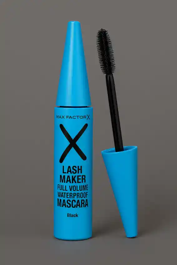 Pestañina Lash Marker A Prueba De Agua Marca Max Factor Cepillo Cerdas Gruesas Maquillaje Para Ojos