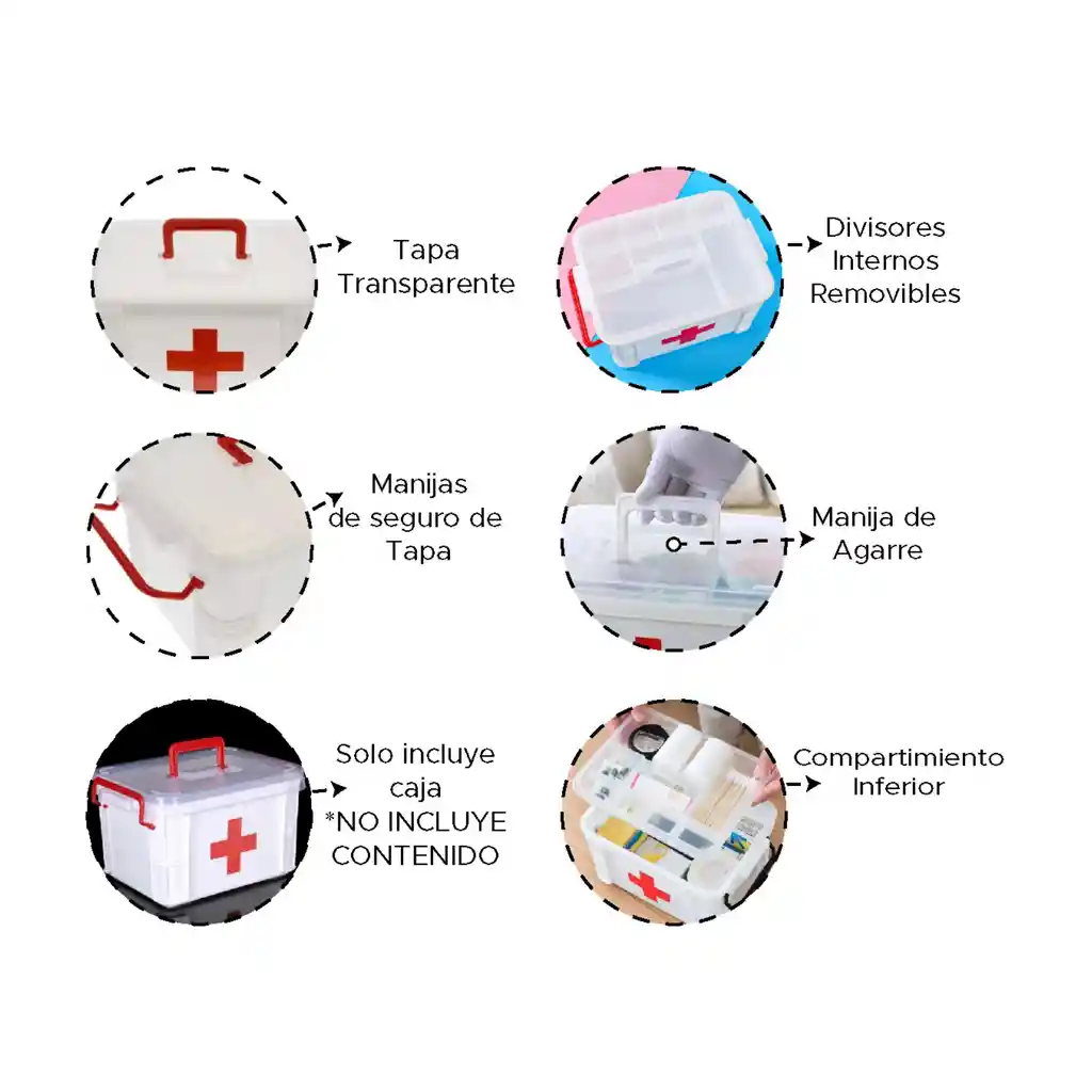 Caja Para Botiquín De Primeros Auxilios