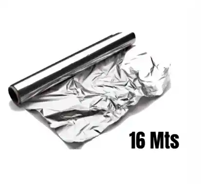 Papel Aluminio Multiusos Rollo X 16 Metros
