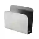 Servilletero Liso De Mesa En Acero Inoxidable