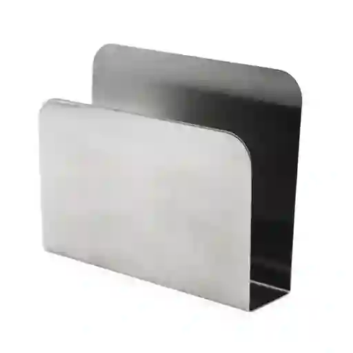 Servilletero Liso De Mesa En Acero Inoxidable